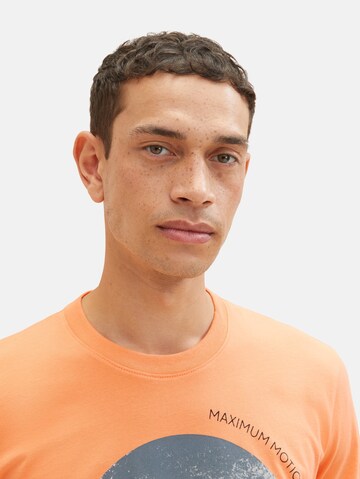 TOM TAILOR T-Shirt in Orange