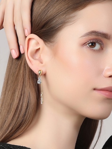 MISH Ohrringe 'Periwinkle' in Gold: Vorderseite
