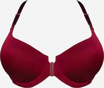 Soutien-gorge 'Pure Luxe' SugarShape en rouge : devant