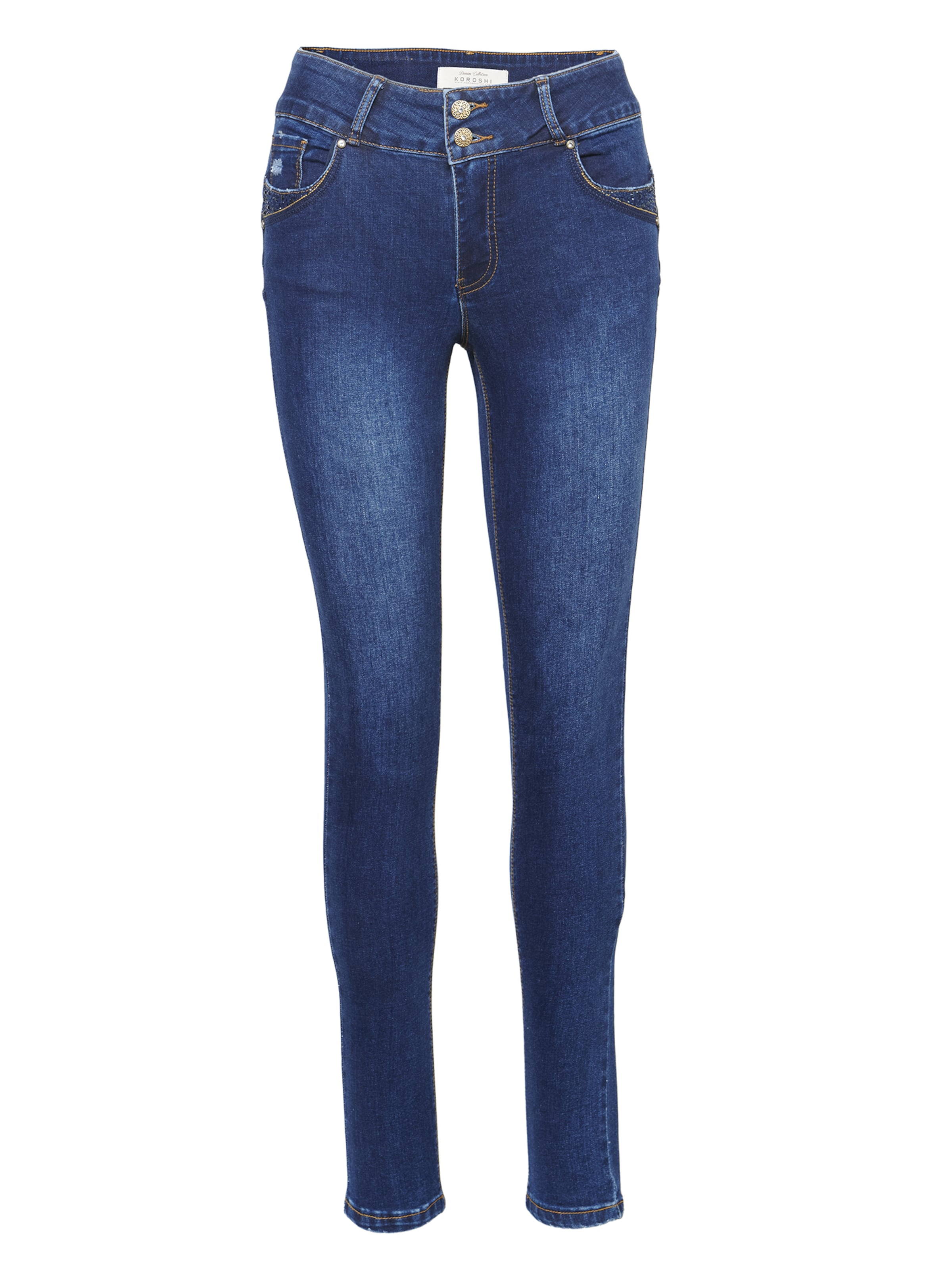 KOROSHI Skinny Jeans i blå: forside