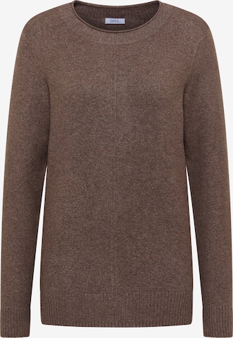 CECIL Sweater in Brown: front