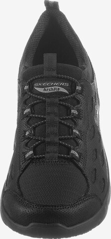 SKECHERS Sportieve veterschoen in Zwart