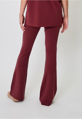 OH APRIL Boot cut Leggings 'Tia' in Red