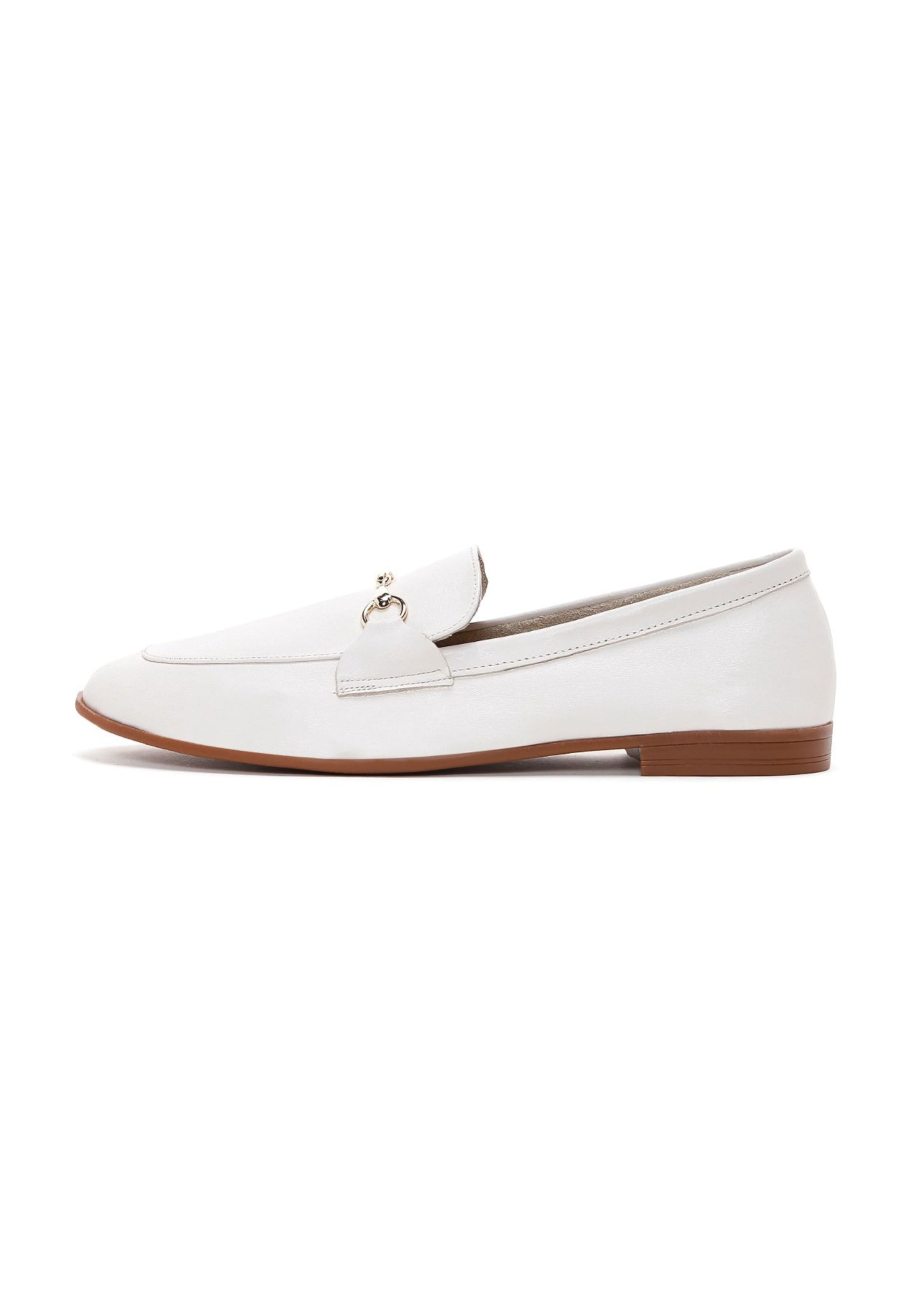 Derimod Slip-ons in Beige: front