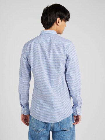 HUGO Slim fit Button Up Shirt 'Elisha02' in Blue