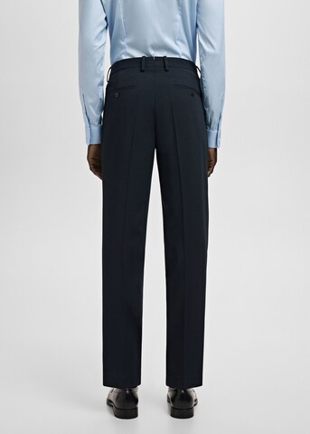 MANGO MAN Slim fit Pants in Blue