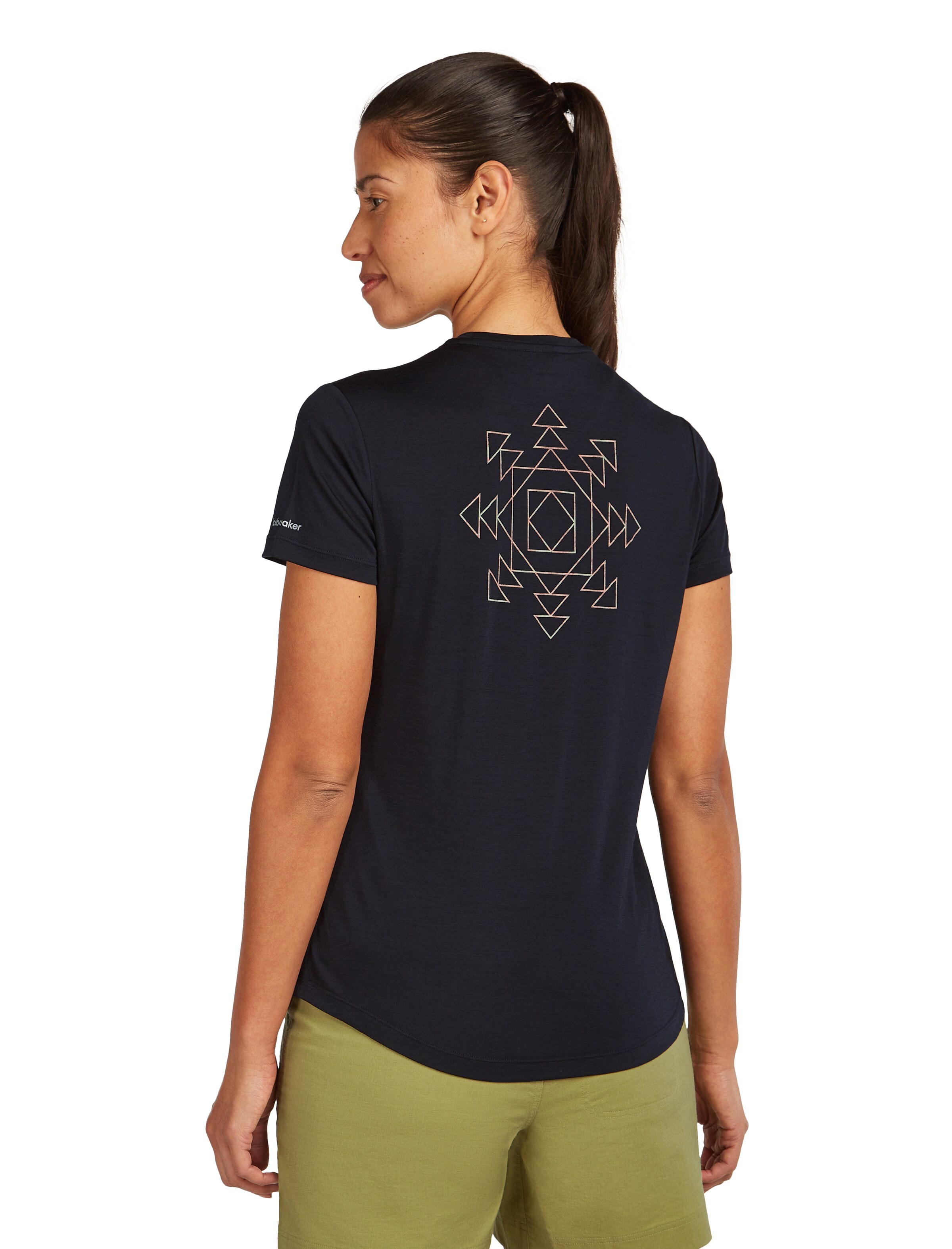 ICEBREAKER Shirt 'Sphere' in Black: front