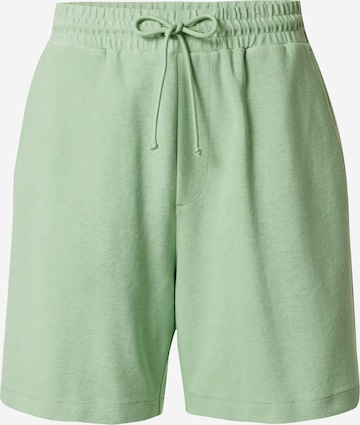 DAN FOX APPAREL Regular Pants 'Miko' in Green: front