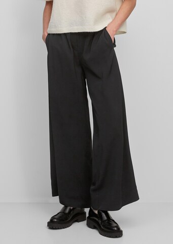 Marc O'Polo Wide leg Pants in Black: front