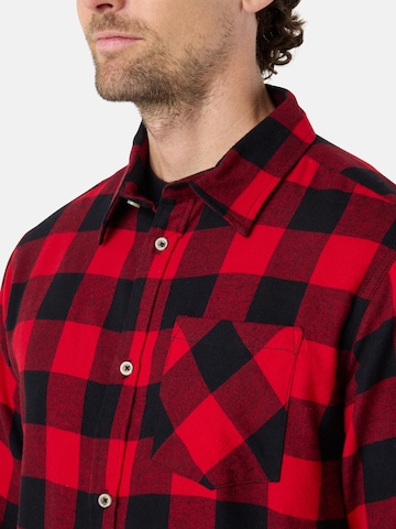 Denim Factory - Ajuste regular Camisa 'Denver' en rojo