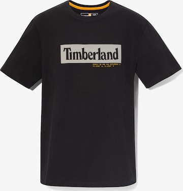 TIMBERLAND - Camiseta en negro: frente