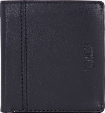 mano Wallet in Blue: front