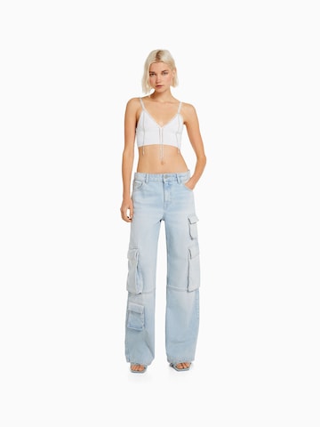 Bershka Korset in Wit