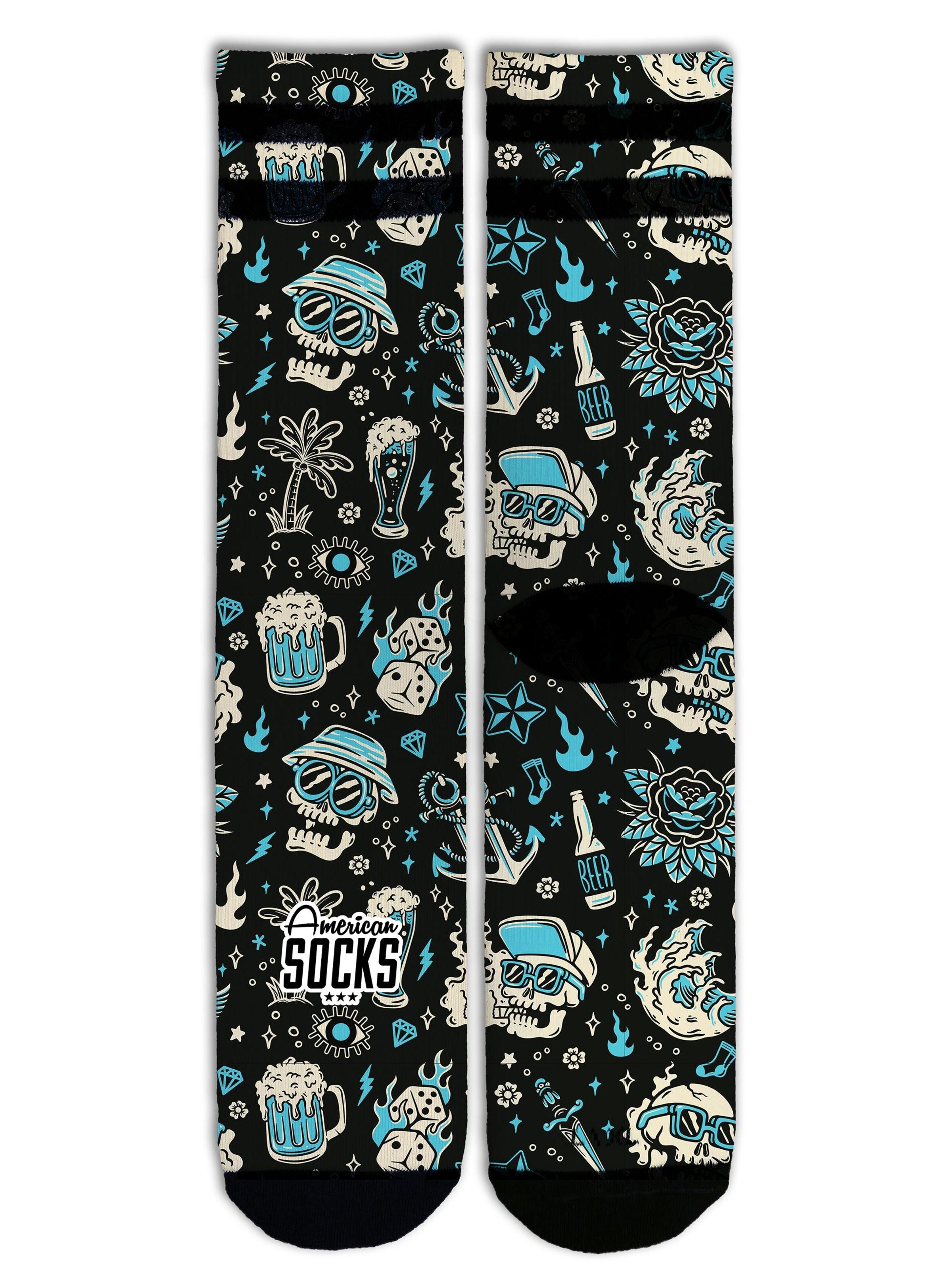 American Socks Socken 'Dopamine'‌‌‌ in Schwarz