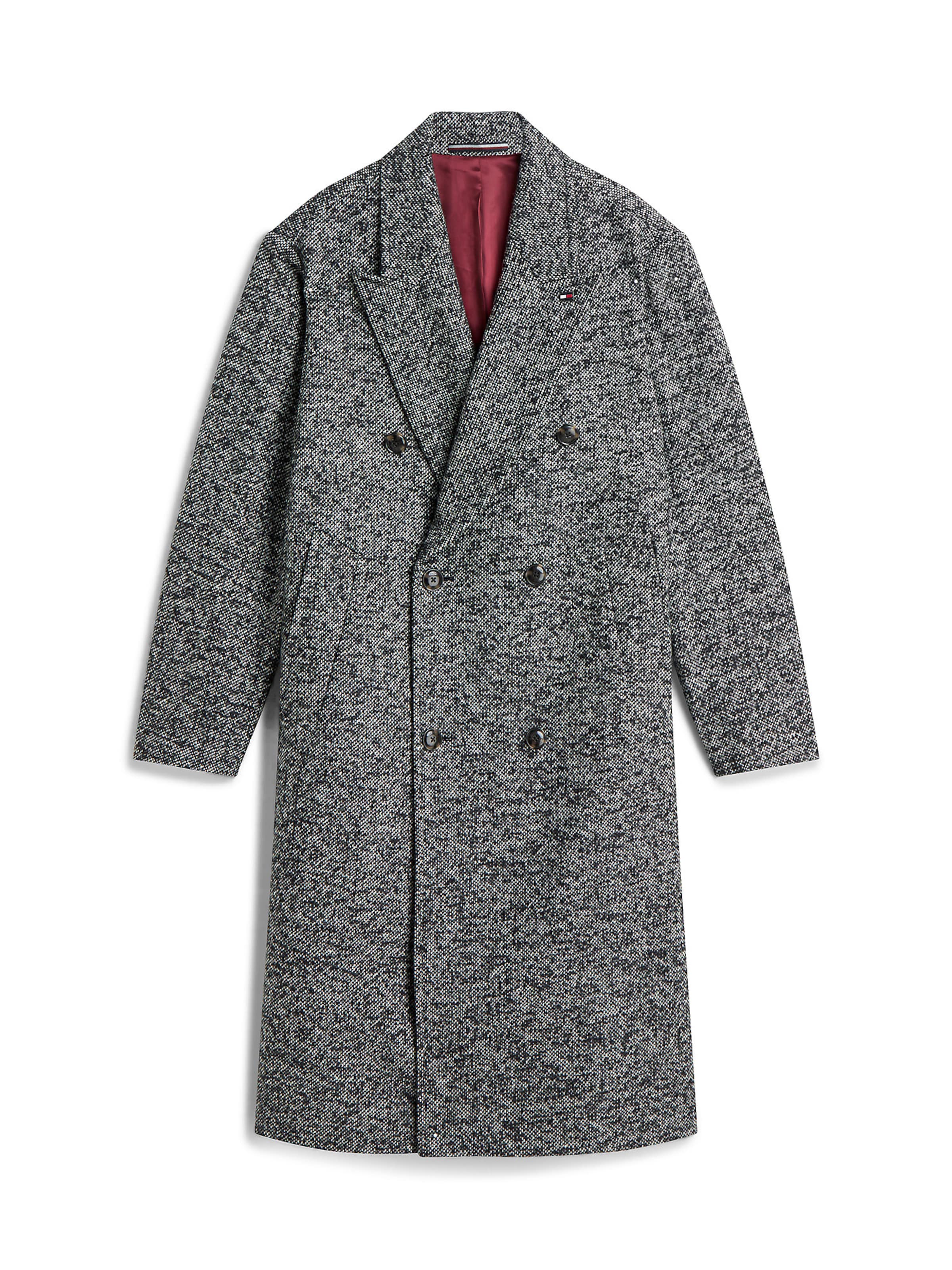 TOMMY HILFIGER Between-seasons coat 'Heritage' in Grey: front