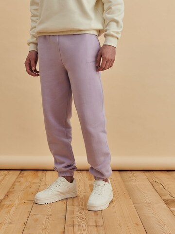 Tapered Pantaloni 'Constantin' di DAN FOX APPAREL in lilla: frontale