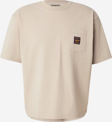 LEVI'S ® Póló 'WORKWEAR' - bézs: elől