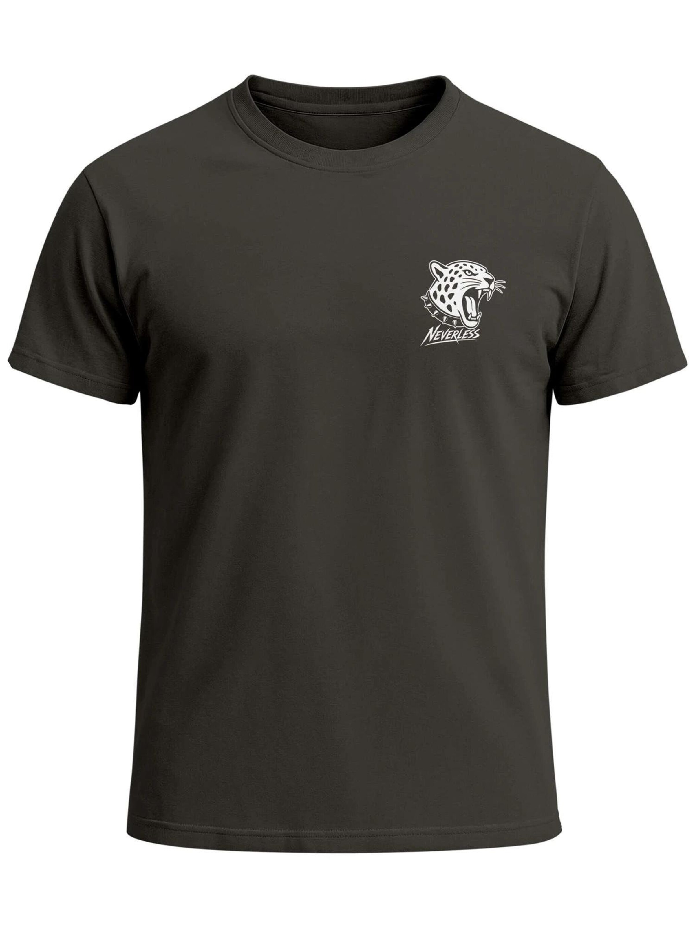 Neverless Shirt 'Jaguar' in Grey