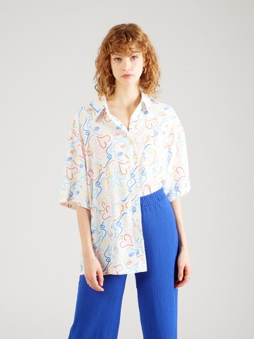 GLAMOROUS Blouse in Wit: voorkant