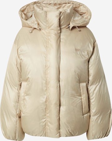 LEVI'S ® Winter jacket 'Pillow Bubble Shorty' in Beige: front