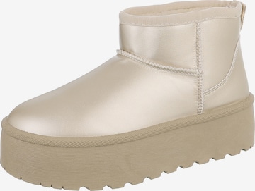 Ital-Design Boots in Gold: front