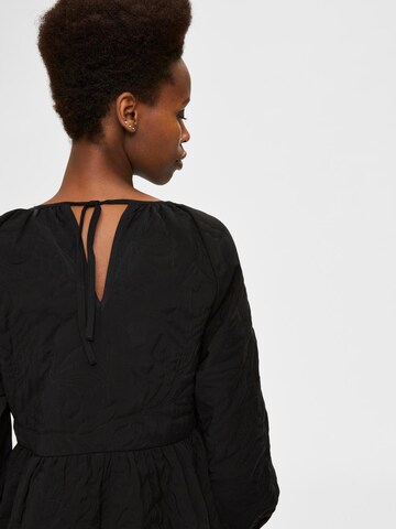 SELECTED FEMME Obleka 'KVIST' | črna barva