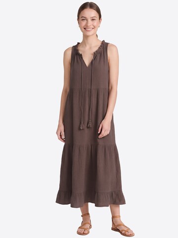 Robe d’été 'Viola' Seasons of April en marron