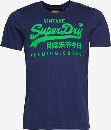 Superdry Shirt in Blauw: voorkant