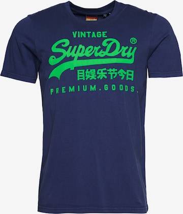 Superdry T-Shirt in Blau: predná strana