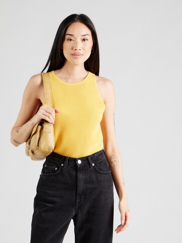 Banana Republic Вязаный топ в Желтый: спереди