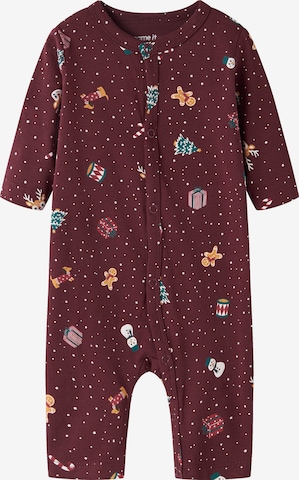 NAME IT Pajamas 'NBNVISMAS' in Red: front