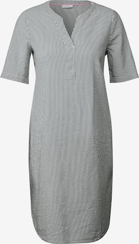 CECIL Dress 'Seersucker' in Grey: front