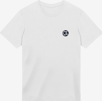 F4NT4STIC Shirt 'Soccer' in Wit: voorkant