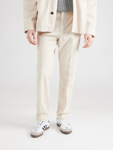 regular Pantaloni con piega frontale di Calvin Klein in grigio: frontale