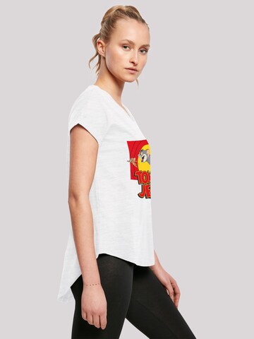 T-shirt 'Tom And Jerry Chase Scene' F4NT4STIC en blanc
