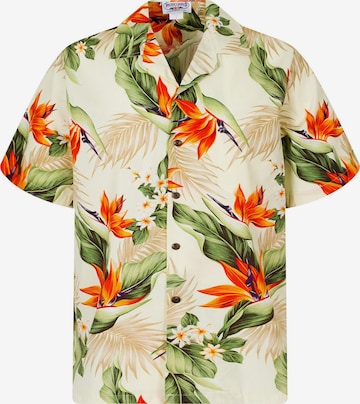 Regular fit Camicia 'Strelitzie' di Pacific Legend in beige: frontale