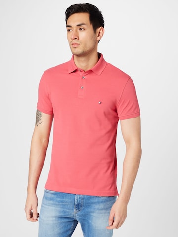 TOMMY HILFIGER Shirt 'Core 1985' in Pink: front