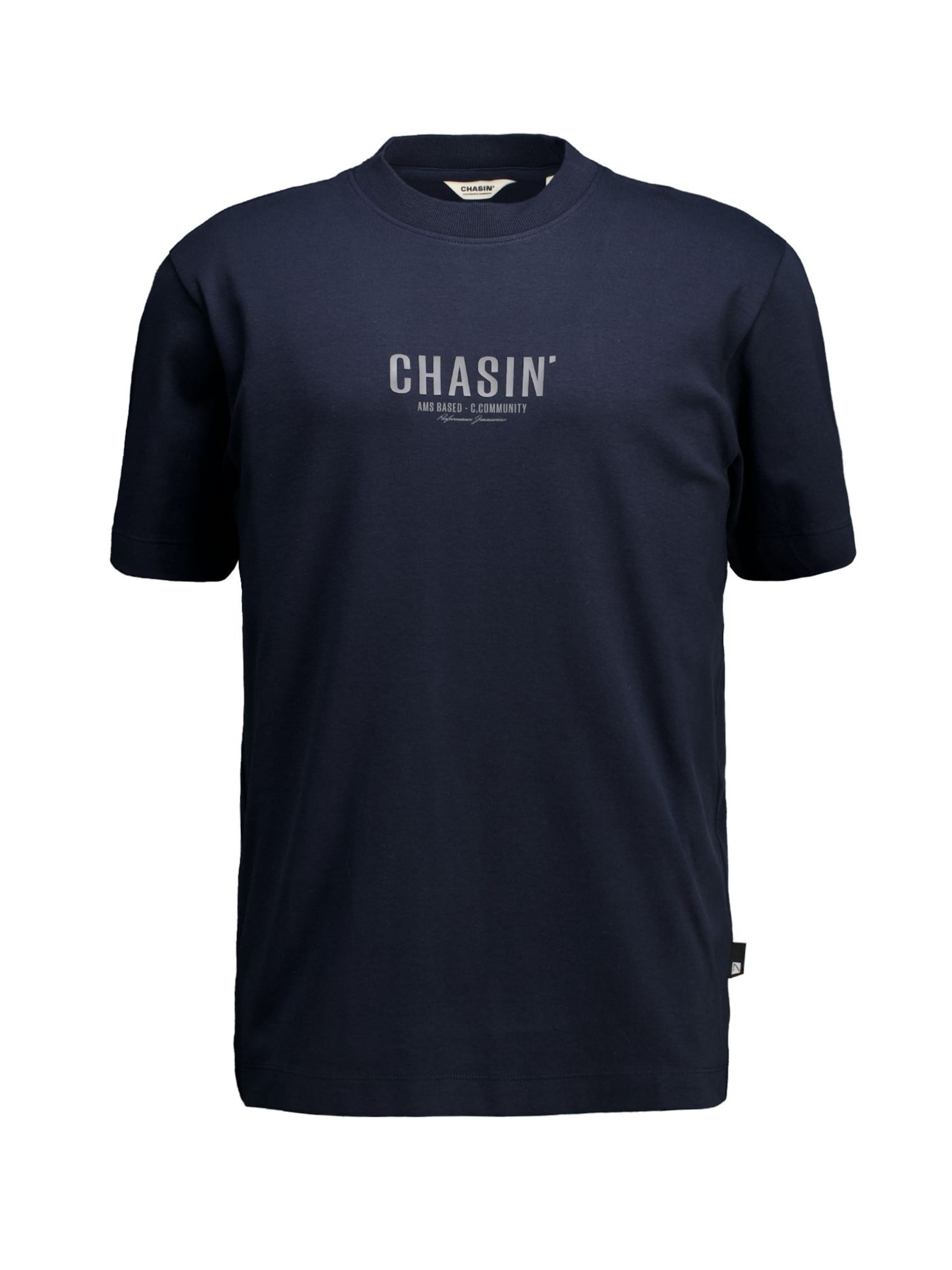 CHASIN' Shirt 'Mayor' in Blauw: voorkant