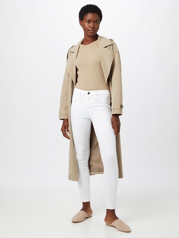 River Island Skinny Τζιν 'MOLLY' σε λευκό