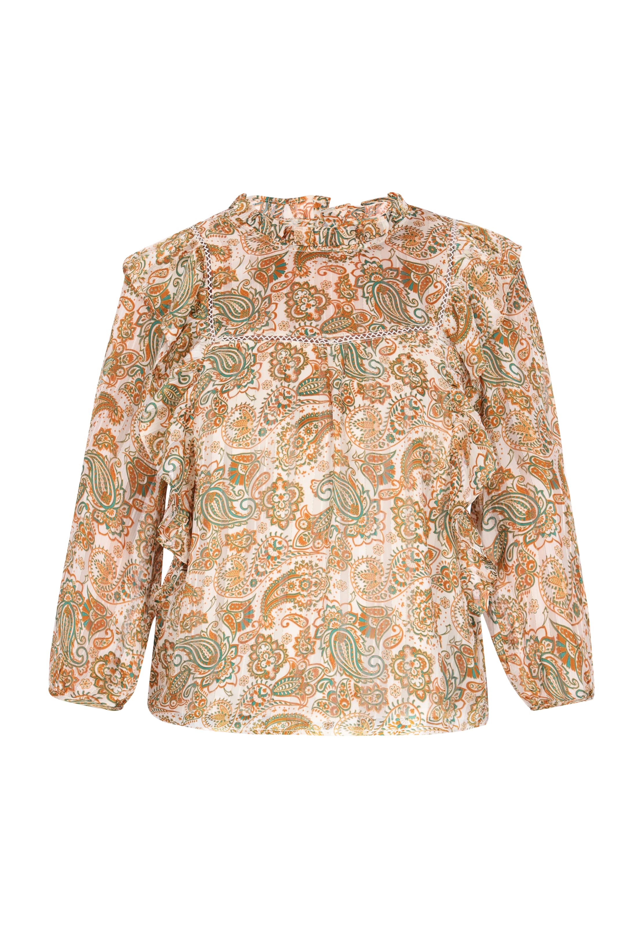 usha FESTIVAL Блуза 'Fashion Look' в бежово: отпред