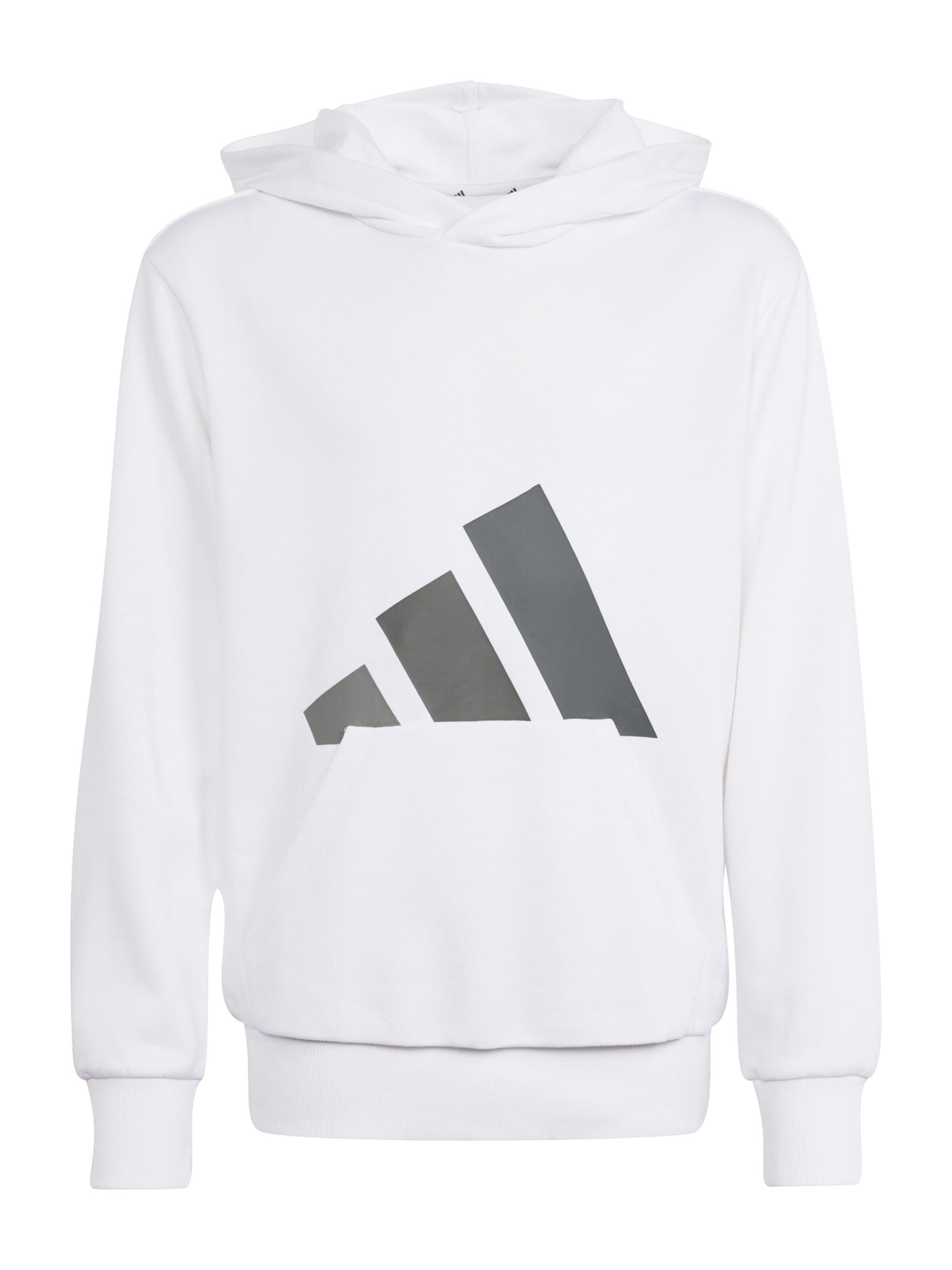 ADIDAS SPORTSWEAR Αθλητική μπλούζα φούτερ 'Essentials' σε λευκό: μπροστά