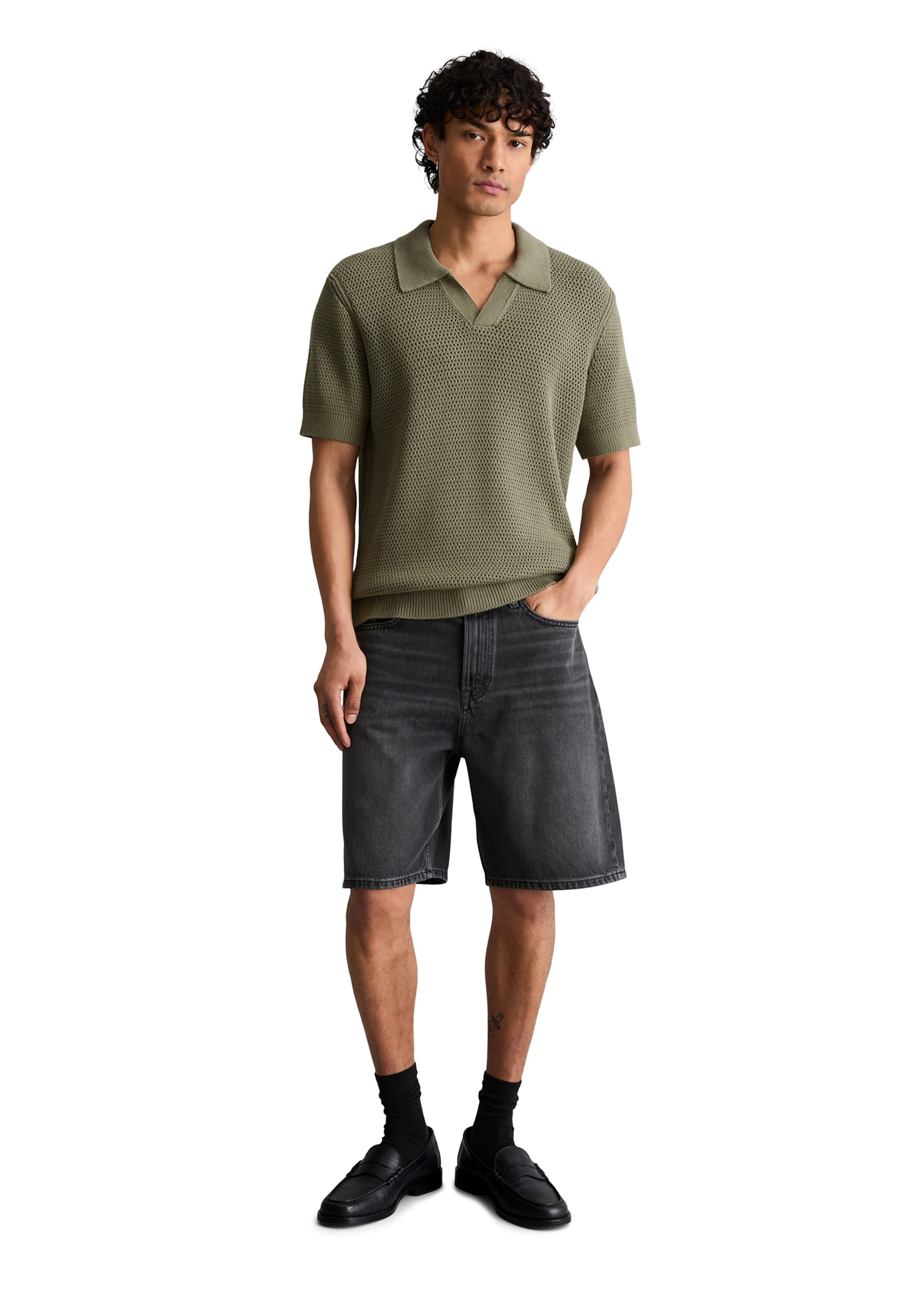 Marc O'Polo DENIM Pullover in Grün