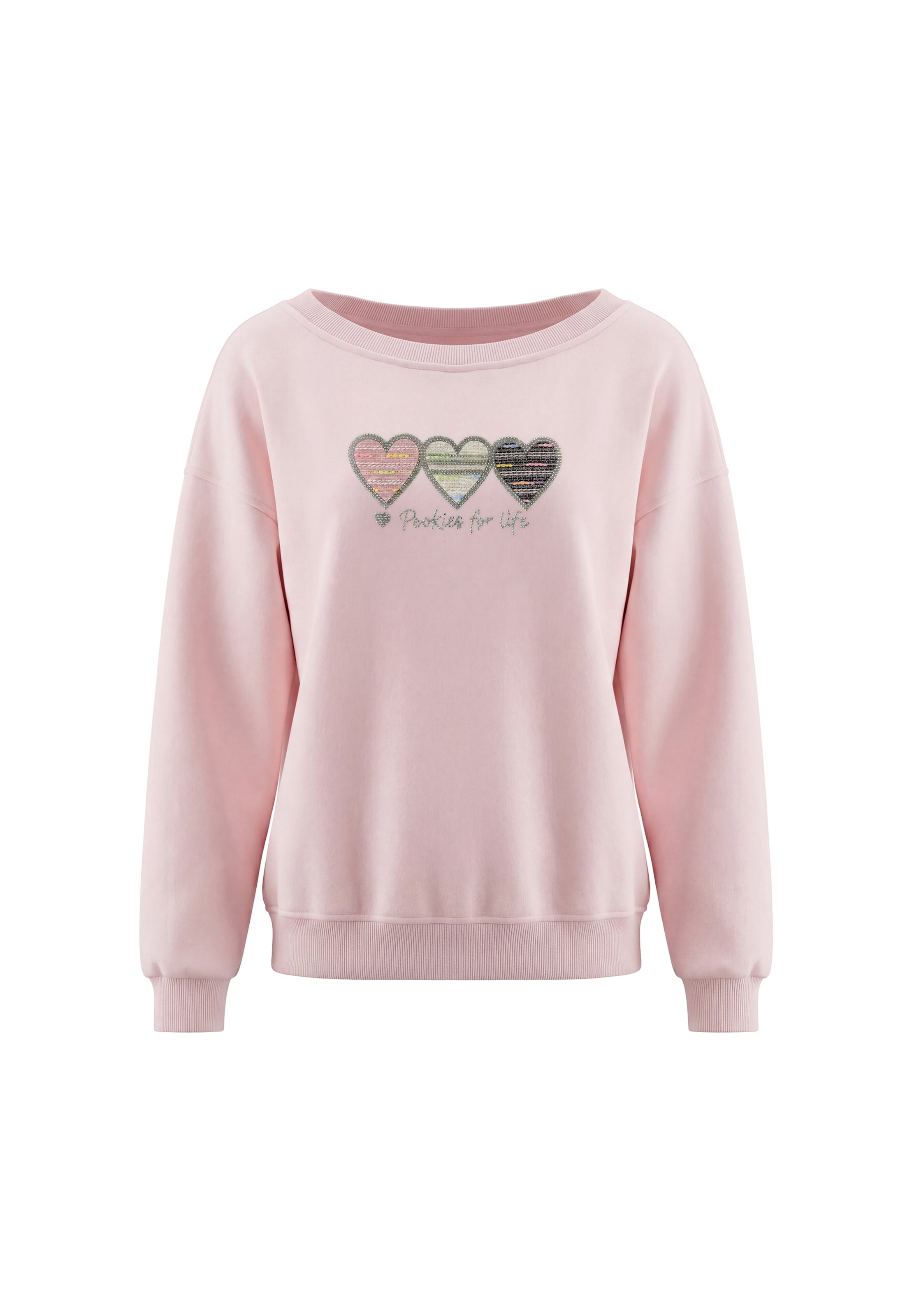 Sweat-shirt MYMO en rose : devant