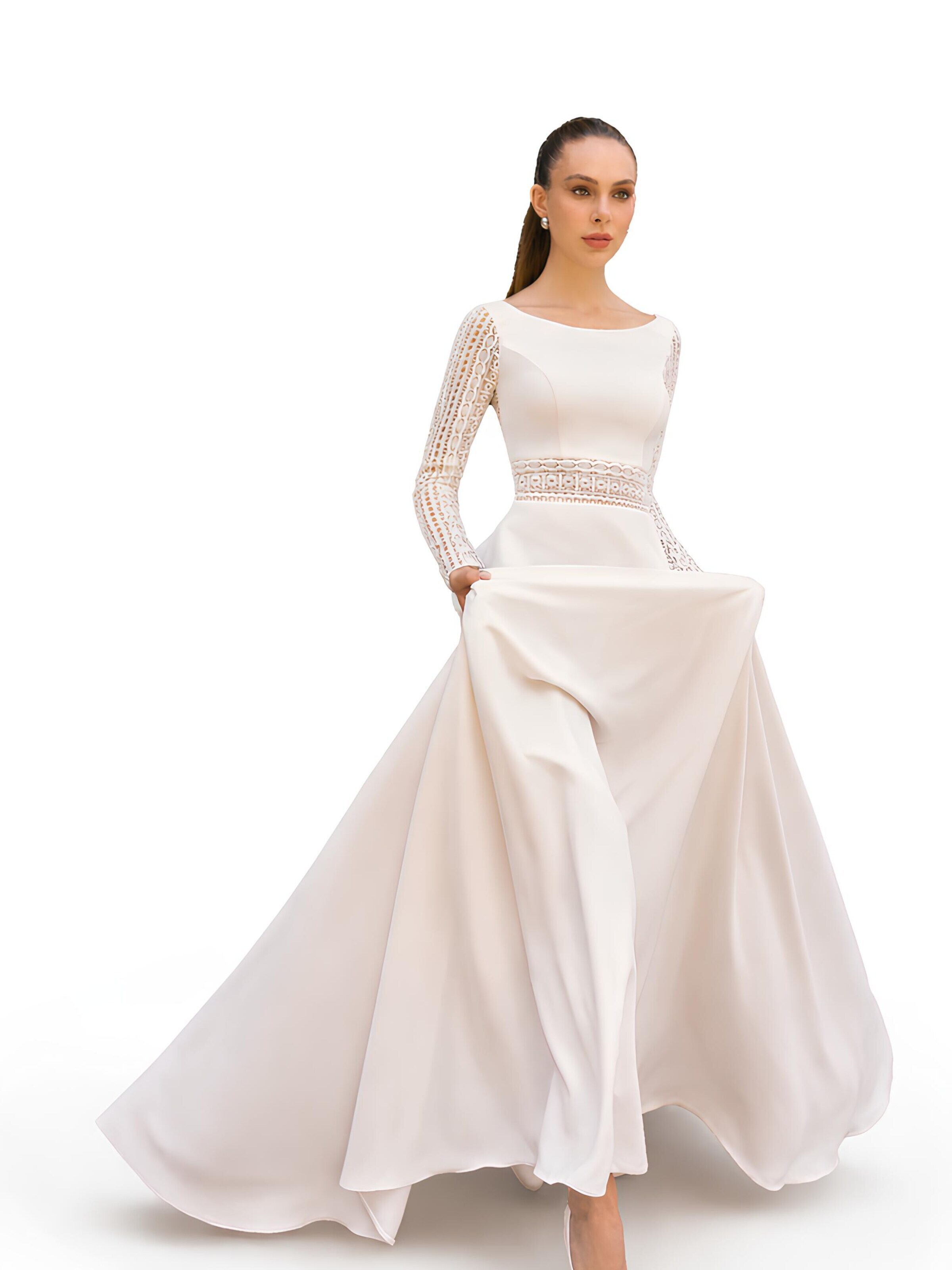 Devotion Dresses Abendkleid 'Wedding dress Idan' in Weiß