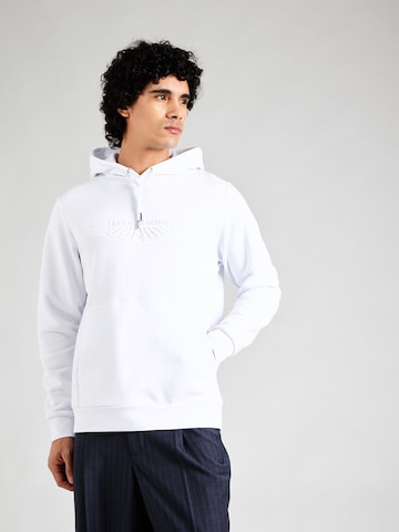Hackett London Sweatshirt in Weiß: Vorderseite
