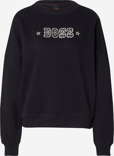 BOSS Collegepaita 'C_Eland_1' värissä musta / offwhite, Tuotenäkymä