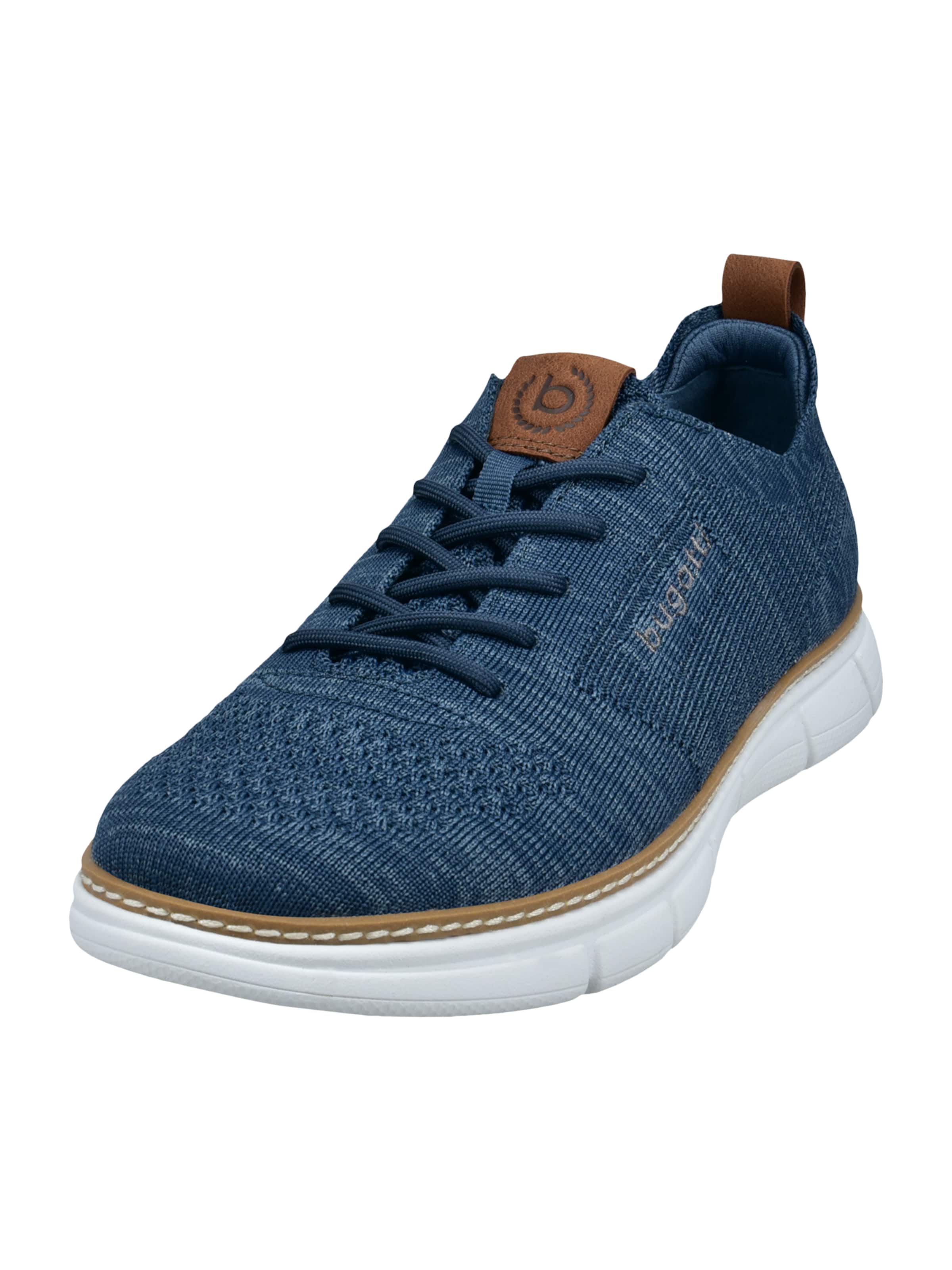 Baskets basses bugatti en bleu : devant