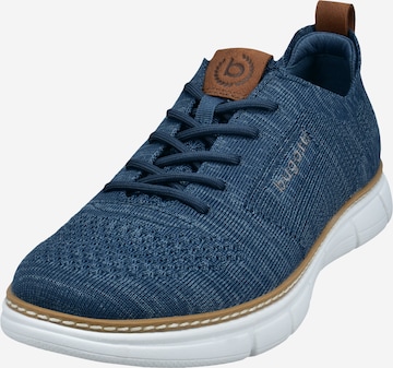 Baskets basses bugatti en bleu : devant