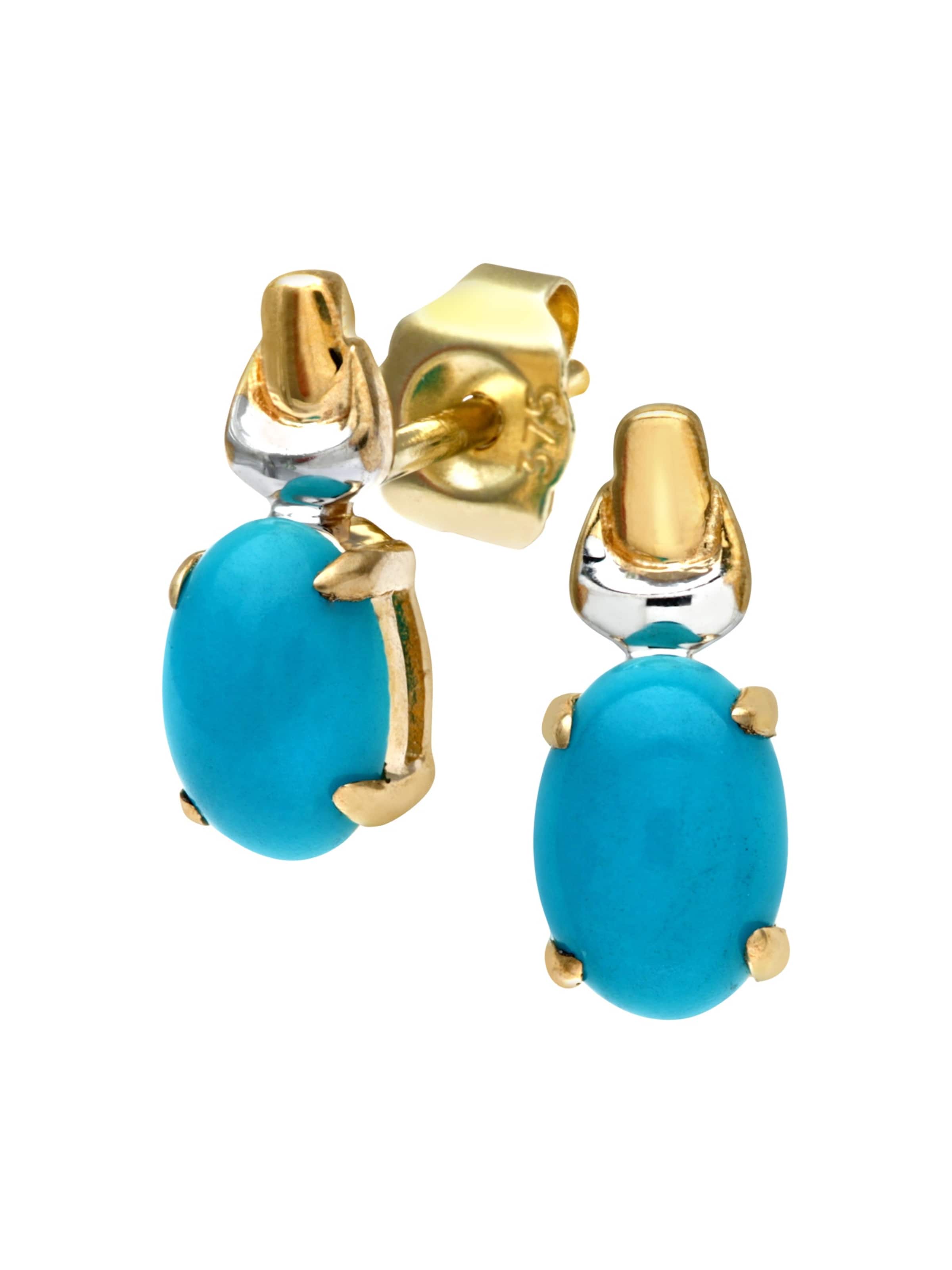 DIAMANT LETERNEL Earrings in Blue: front