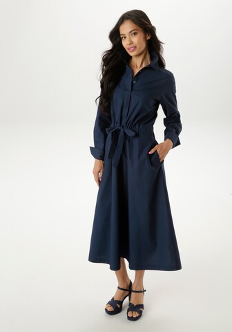 Aniston SELECTED Shirt Dress in Blue